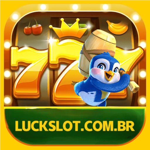 Imagem promocional da LUCKSLOT mostrando a plataforma e suas vantagens
